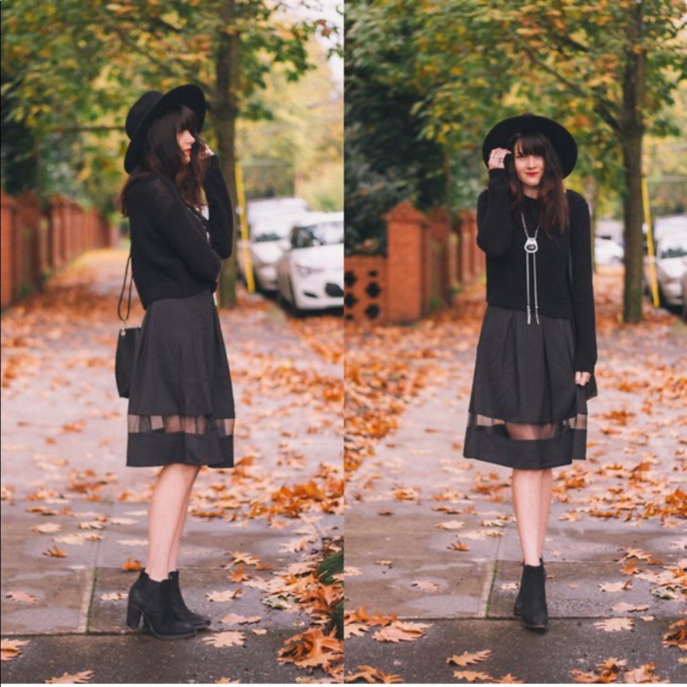 5/$20 Umgee  skirt with sheer accents